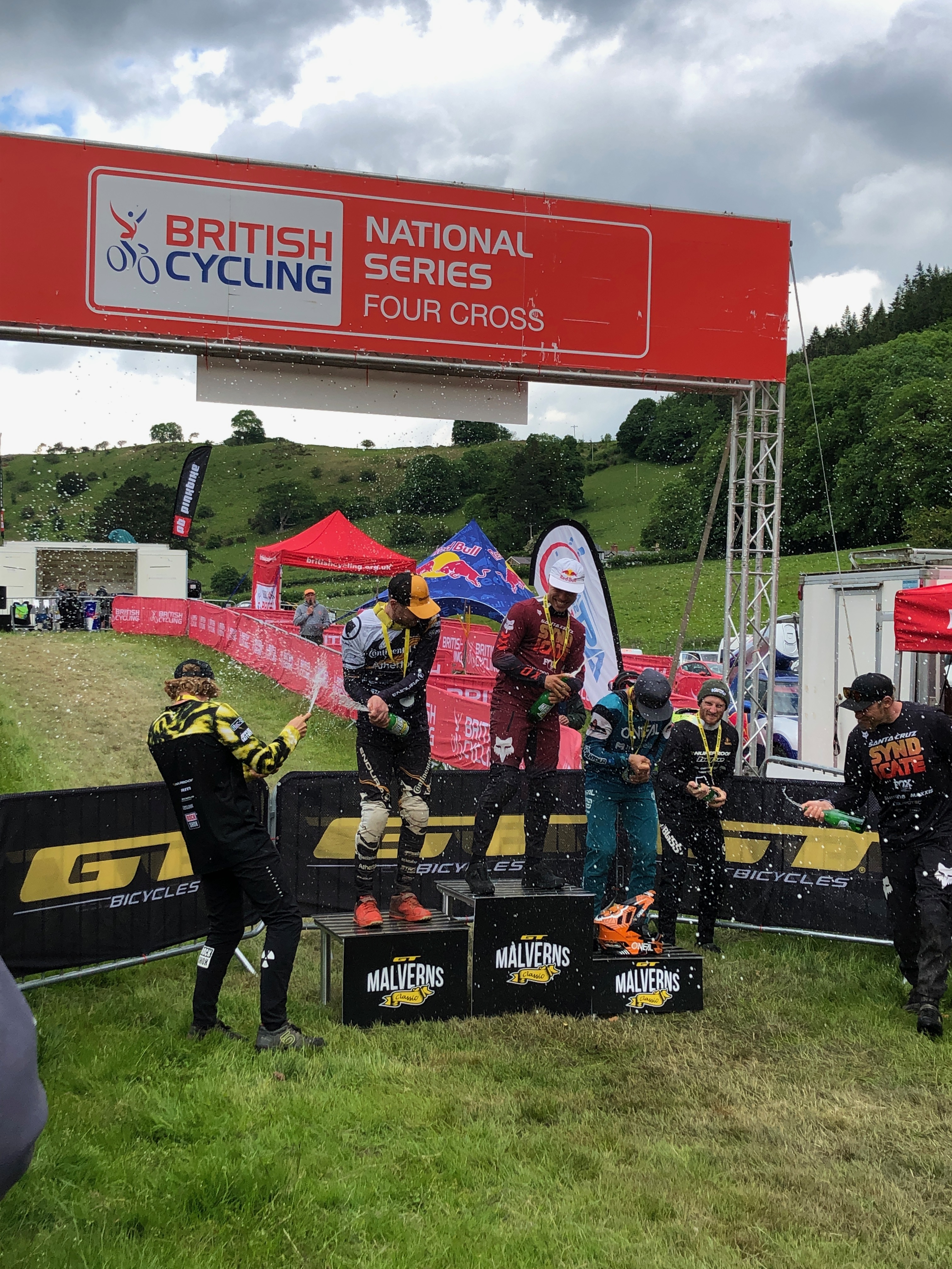Round 2 National Elite Men's Podium